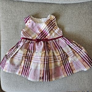 Bonnie Baby Pink Plaid Dress